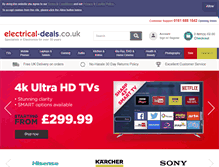 Tablet Screenshot of electrical-deals.co.uk
